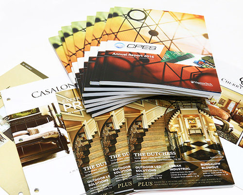 Annual Reports, Booklets, Brochures, Flyers